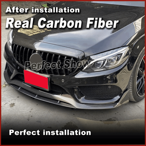 Alerón delantero de carbono para Mercedes C205 A205 C63 AMG Coupe 15-18 - Imagen 5 de 13