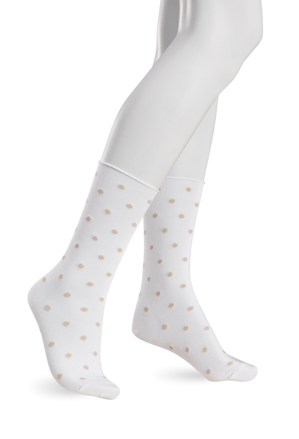 Оттенок ESF16208 Женские джинсовые носки, размер 9-11 (OS), брюки-чинос в горошек