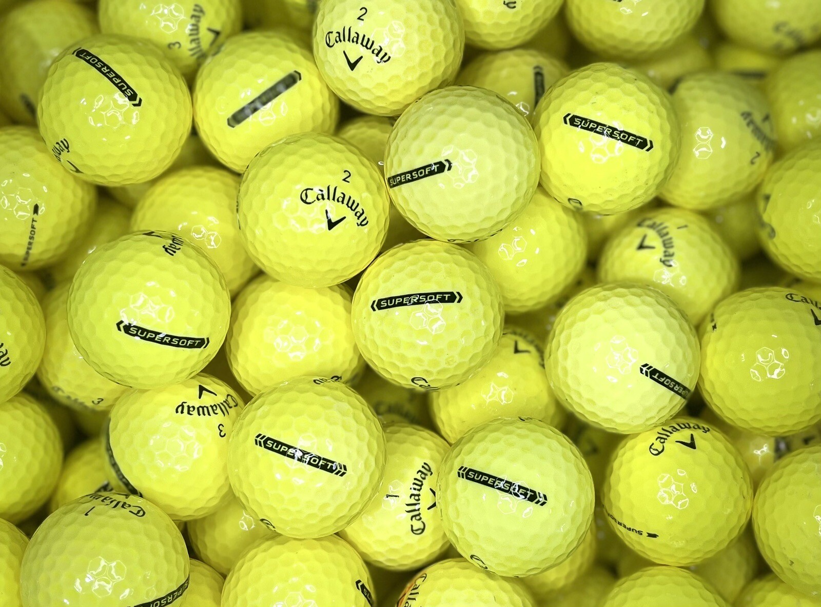 48 Callaway Supersoft Yellow Golf Balls  Mint 5/4A  *Free Shipping*