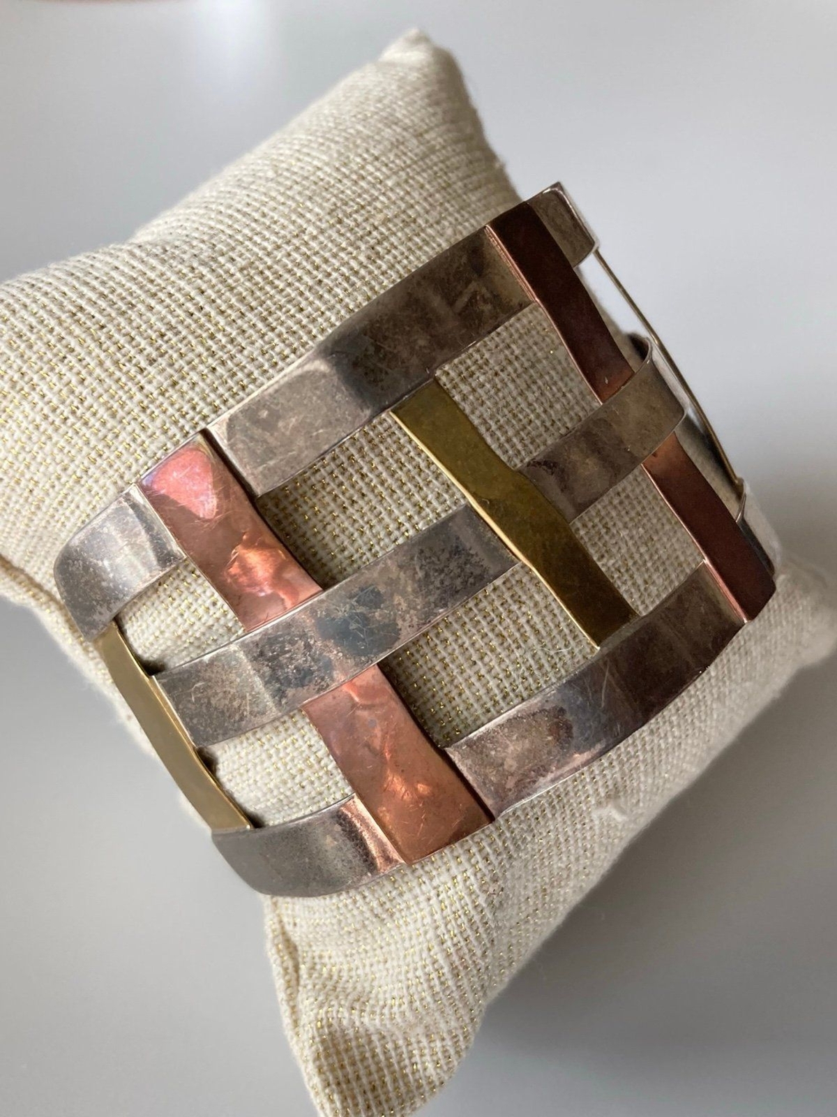 RLM studio sterling copper brass cuff Bracelet - image 2