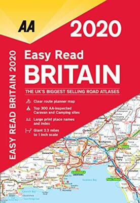 Easy Read Britain 2020 Flexibound (AA Road Atlas Britain) by AA Publishing Book