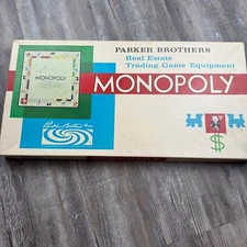Vintage 1961 Monopoly Board Game Parker Brothers READ DESCRIPTION