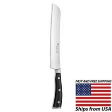 WUSTHOF Classic Ikon 8 Inch Kitchen Bread Knife  Stainless Steel - Great Gift