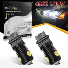 Pair 3157 Running Light Bulbs Led White 3357 3457 For Buick Lacrosse