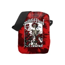 Grateful Dead Bertha Skeleton Crossbody Bag NEW Red
