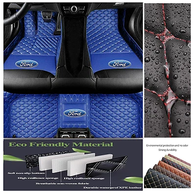 For Ford F150 Full Cab 2004-2024 Custom Car Floor Mats Carpets Mats Waterproof - Imagen 39 de 45