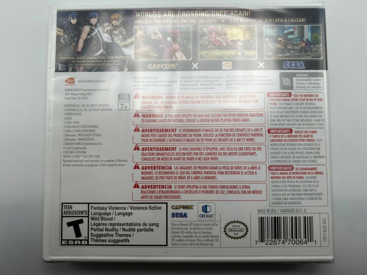 Project X Zone 2 (Nintendo 3DS, 2016) BRAND NEW SEALED | eBay