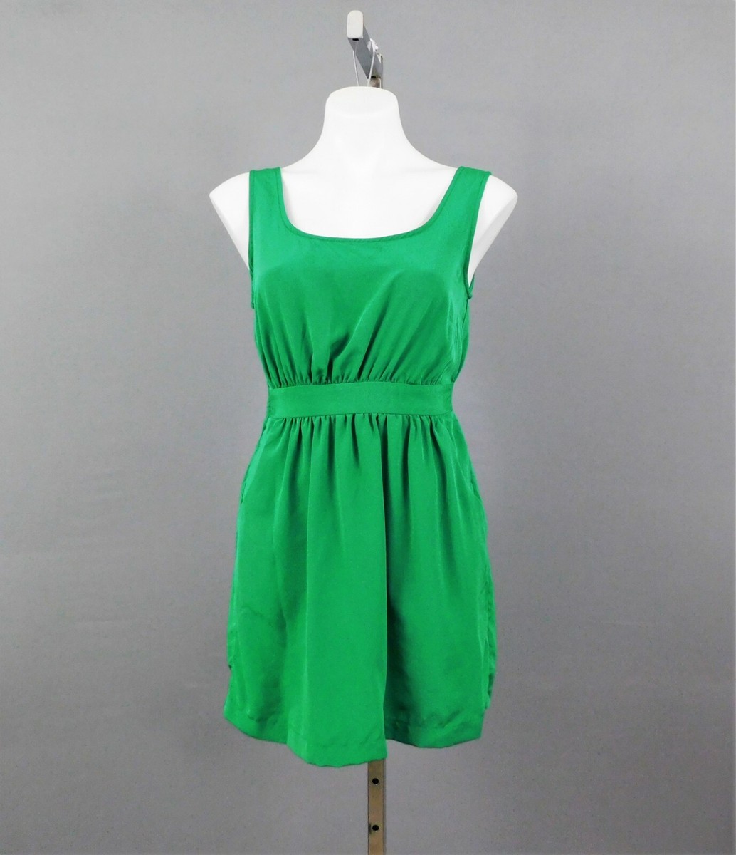 XXI Women's Dress w/Pockets, Size S/P, Green, 100% Polyester