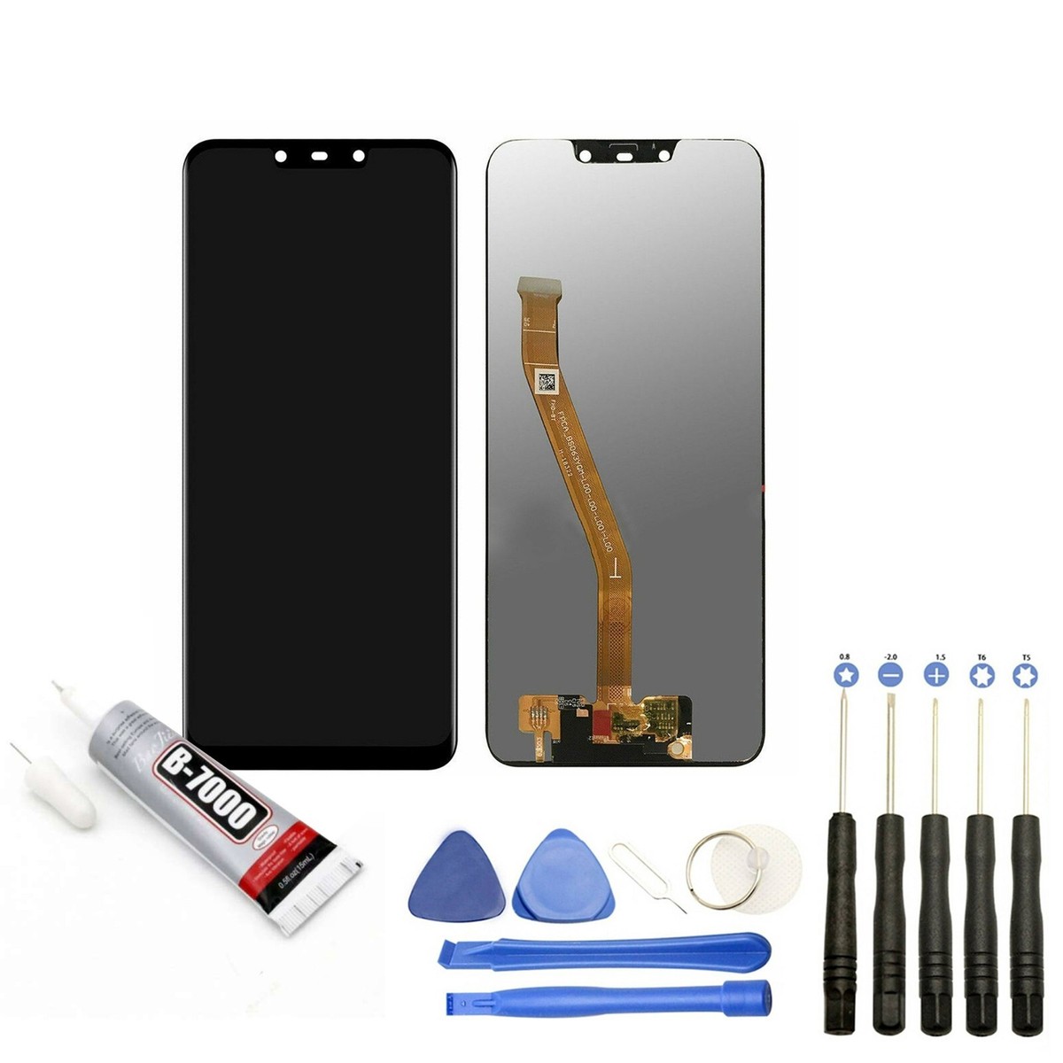 Visiodirect® Vitre tactile + Ecran LCD Complet compatible avec Huawei Mate 20 Pro + Kit outils