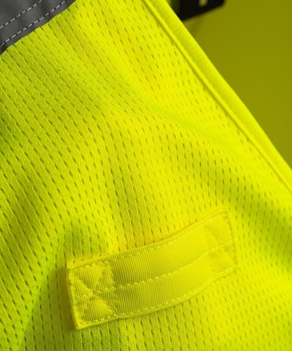 Gilet Smanicato Alta Visibilità Rete Traspirante Leggero Sicurezza Lavoro Moto - Foto 3 di 8