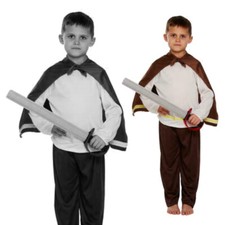 Viking Warrior Costume World Book Day Kids Suitable For Age 4-6 Years