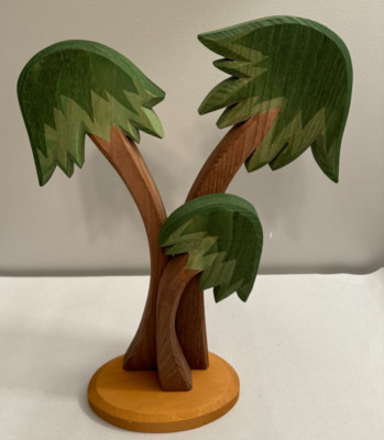 Ostheimer 16'' Wooden Palm Trees With Stand