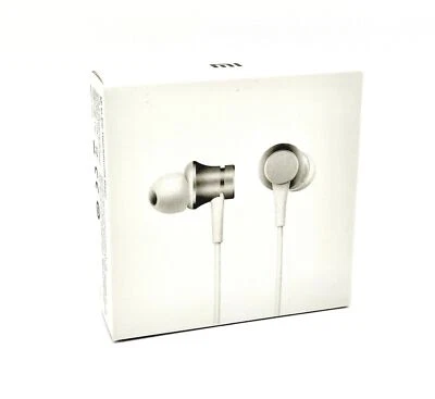 XIAOMI Piston Basic Mate Silber Weiß Kopfhörer Mi Note 10 Note 10 Pro - Bild 1 von 4