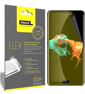 3x Schutzfolie für Leagoo T5c Folie, 100% Displayabdeckung, dipos Flex