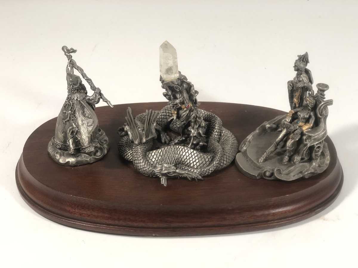 Vintage Barnum Fine Pewter Crystals Of Zorn Restoration Hudson