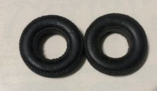 Vintage DM slot car tires 1/24 scale OD 1 -1/8"  ID 9/16"  New old stock