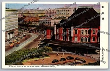 Vintage Postcard Tokyo Station Hub Of The Capital's Transportation network Japan
