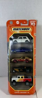 COFFEE CRUISERS  III Matchbox 70th Anniversary Metal 5 Pack Mattel