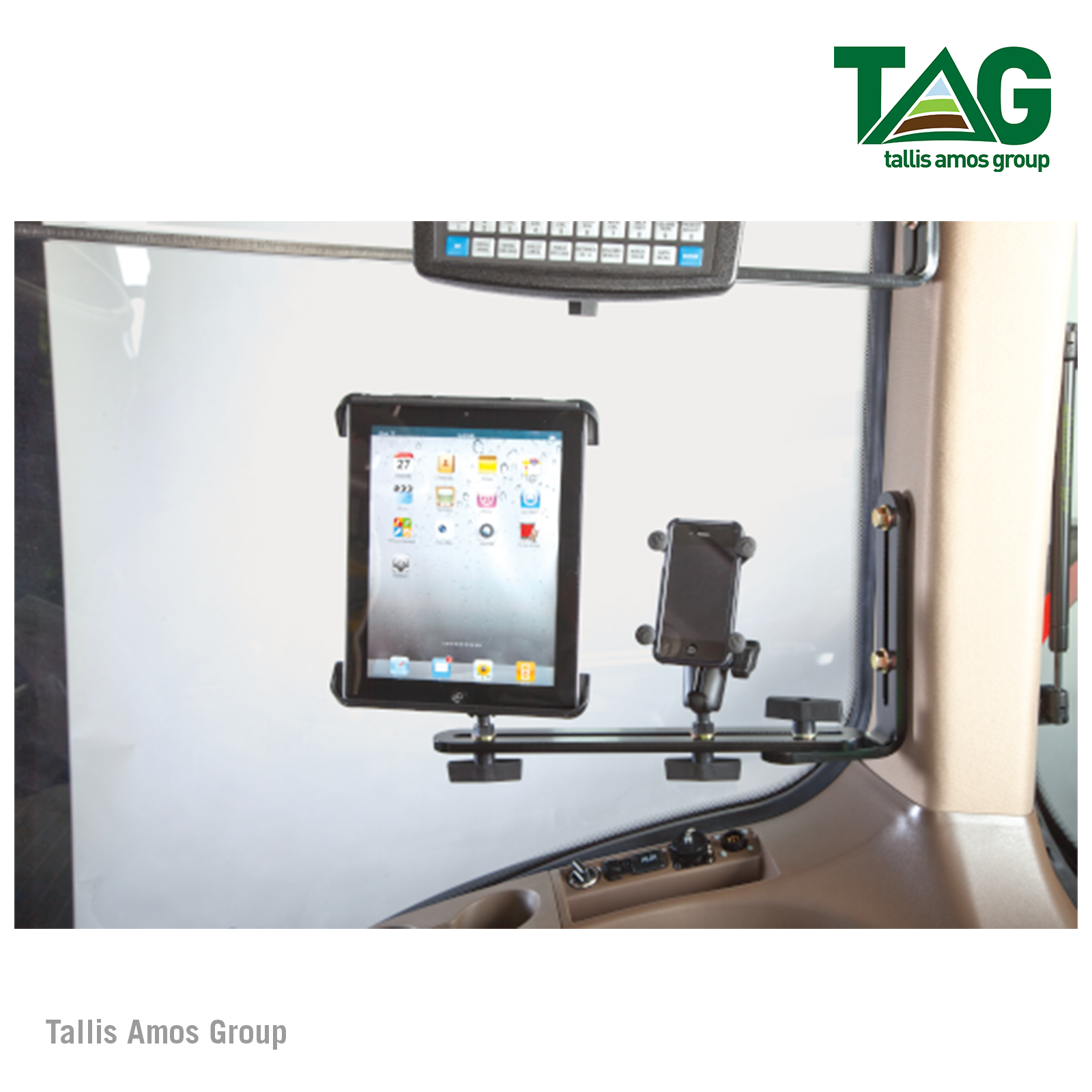 Genuine John Deere Tractor Cab Mounting Bracket Mobile Tablet 