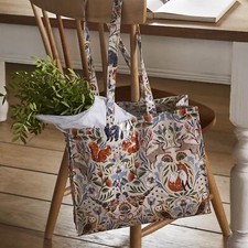 Shoulder Bag - PVC  Ulster Weavers Blackthorn 100% Cotton, PVC Coating Beige