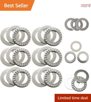 6 Set Thrust Roller Bearings +2TRA with Washers - Axial Load Solution