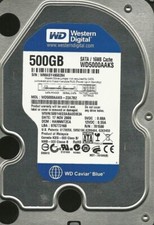 WESTERN DIGITAL 500GB WD5000AAKS-22A7B2 DCM HANNNT2CA WMASY