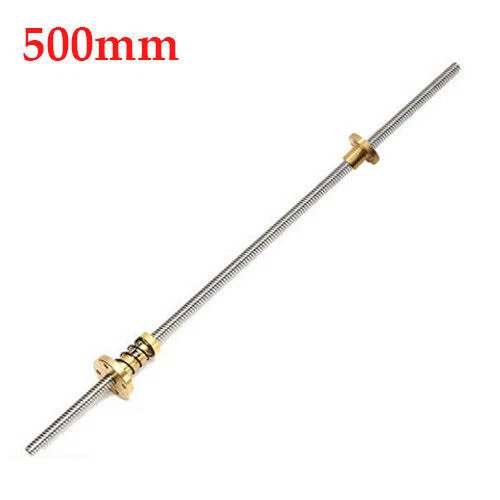 8mm Lead Screw Rod T8x2 Trapezoidal ACME With Brass Nut Anti-backlash Nut Screw - Picture 18 of 18