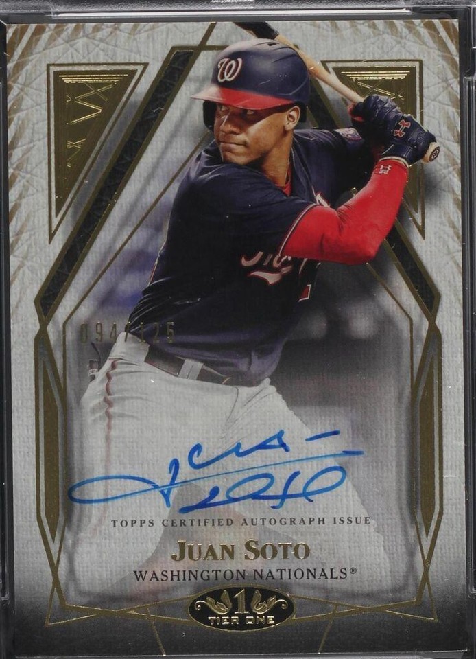 2022 Topps Tier One - Juan Soto #T1A-JS - 1 of 1