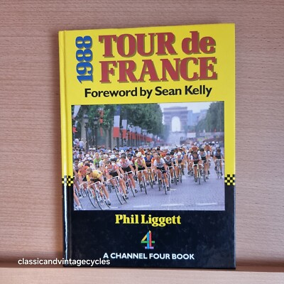 Original 1988 Tour De France Book by Sean Kelly Phil Liggett