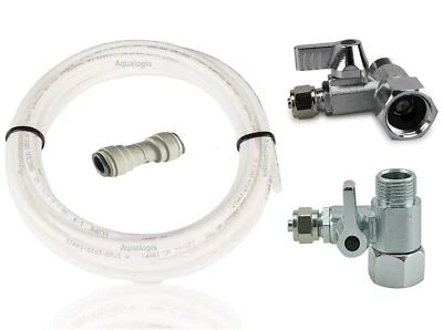 AQUALOGIS 3/8 Water Connection Set For Side-by-Side Refrigerator, Reverse Osmosis Filter