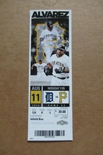 PITTSBURGH PIRATES VS TIGERS 8/11/2014 FULL TICKET ~ TRAVIS SNIDER (2 HRs)