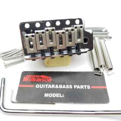 Chrome Silver 10.5mm WOV02 Wilkinson Tremolo Bridge System ST Electric Guitar