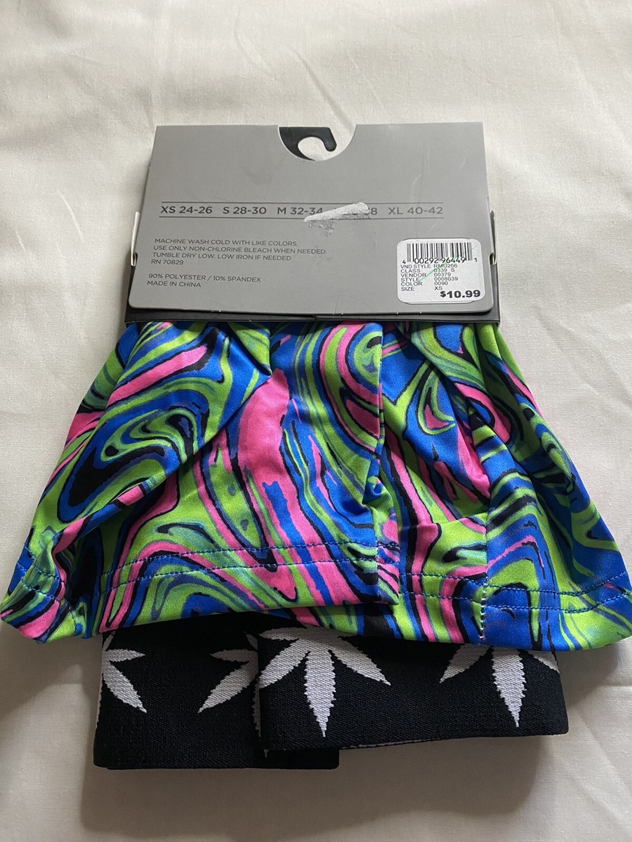 Rue21 Men's Boxer Brief Sz XS Multicolor Pot Leaf Design Rue21 Men's Boxer Brief Sz XS Multicolor Pot Leaf Design