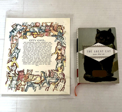 Illustrated Kitty Kats + The Great Cat Book of Poetry by Everyman's Library