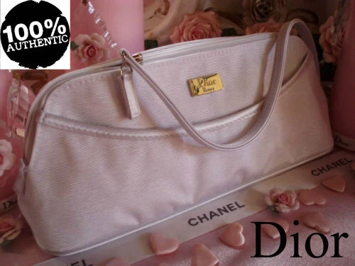 100 % AUTHENTIQUE édition limitée DIOR Jadore COUTURE BEAUTY ~ MAQUILLAGE ~ SAC ARGENT VOYAGE