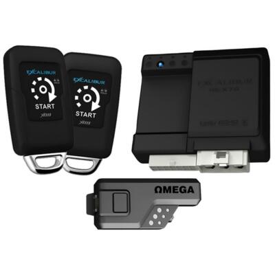Excalibur RS271 1500 Feet 1-Button Remote Start Keyless Entry System