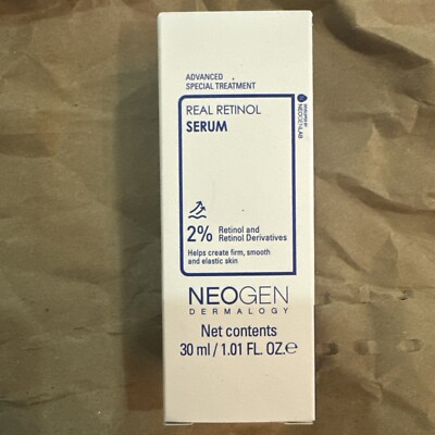 NEOGEN Dermalogy Real Retinol Serum 30ml Firms, Smooths K-Beauty exp 07/2026