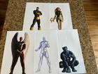 cyclops jean grey phoenix angel iceman beast x-men xmen art print poster lot set