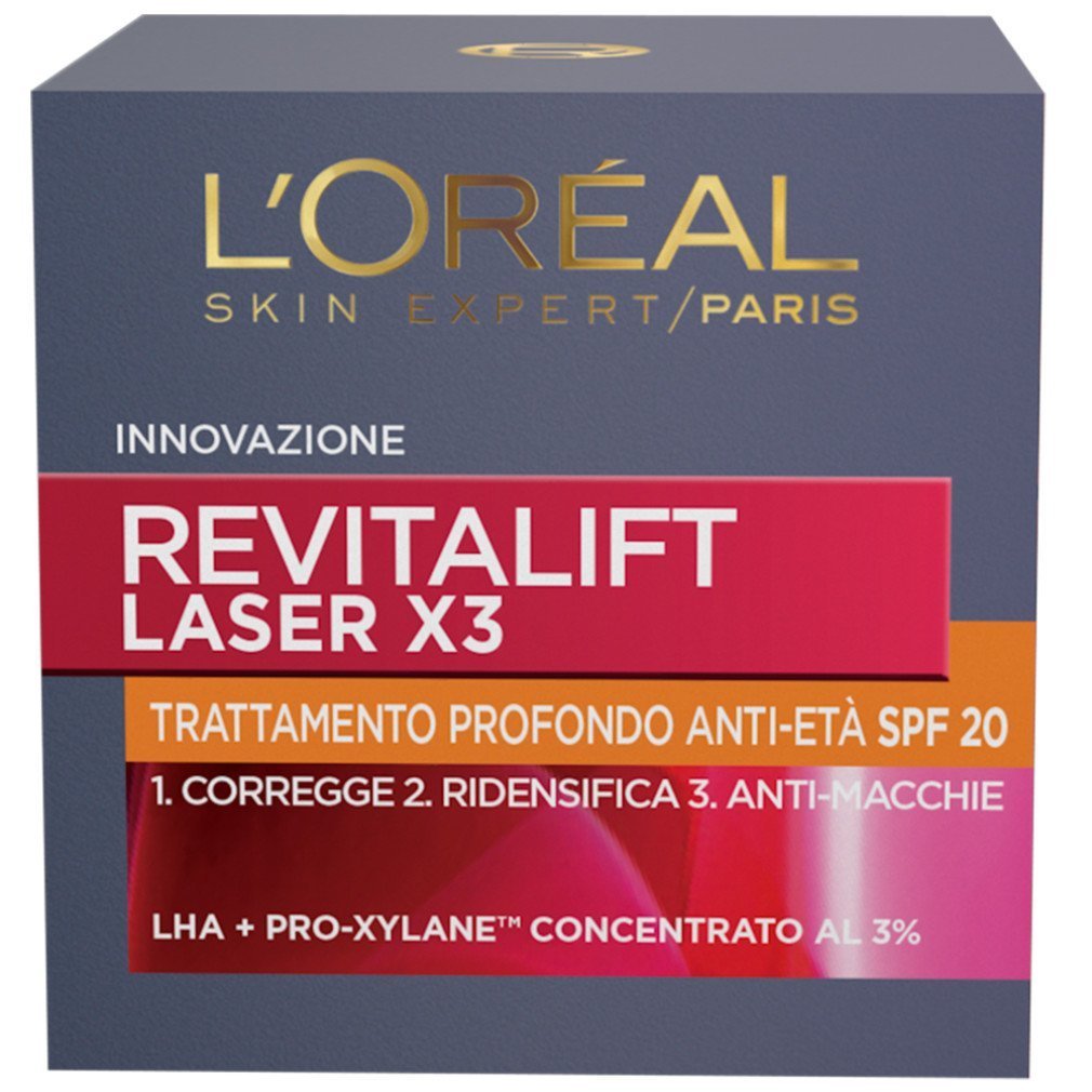 L'Oreal Innovazione Revitalift Laser X3 Crema Trattamento Viso Antirughe 50 ML