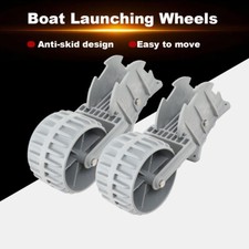 Boat Launching Wheels Flipup Dinghy Wheeler 250 LBS 150 x 100mm 4 Fixing Holes
