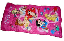 LN Vintage Disney PRINCESSES Sleeping Bag Throw Blanket Comforter