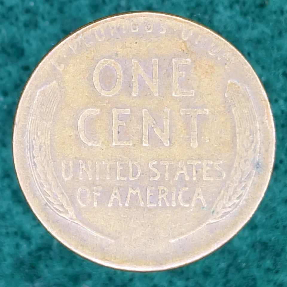 1948 P Lincoln Wheat Cent US 1C ERROR COIN  LAMINATION/DIE BREAK & DOUBLING P808 - Image 3 of 4