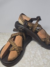 Chaco Mens Brown and Yellow Patterned Z/Cloud...