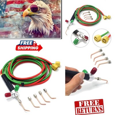 Micro Oxygen Acetylene Welding Torch - 1700°C Max Temp & 5 Interchangeable Tips
