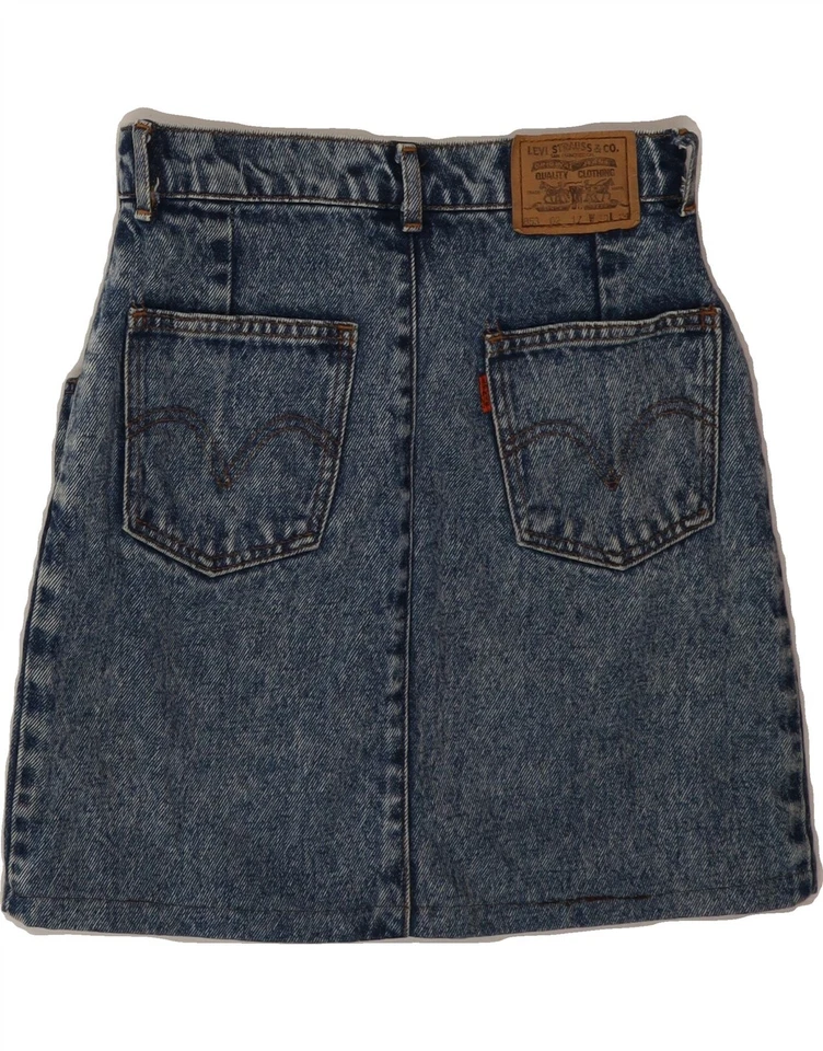 LEVI'S Womens Denim Skirt W30 Medium  Blue DT26 - Image 2 of 3
