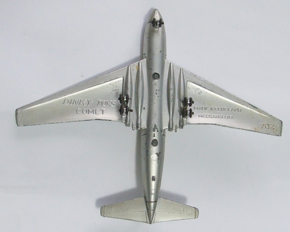 Avion Nicky Toys DeHavilland Comet – BOAC – Copie Dinky – Métal – Boîte D'origine