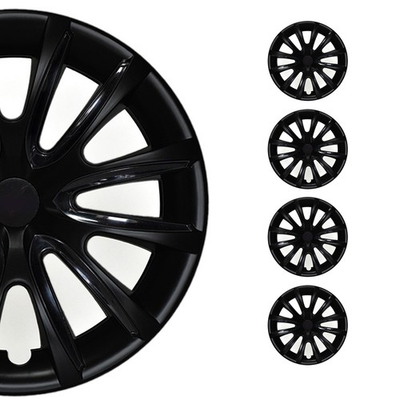 #ad 15quot; Wheel Covers Hubcaps for Subaru Black Matt Matte $54.95