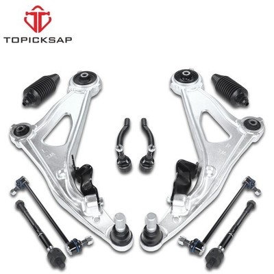 Front Control Arm Sway Bar Tie Rod Kit Boot for 2013-2022 Nissan Pathfinder QX60