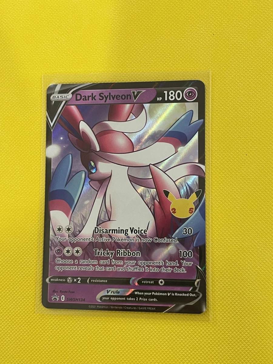 わるいニンフィアv 25th 【PSA9】/ Dark Sylveon V Pokemon Trading Card Game Sword Shield Promo Single Card Dark