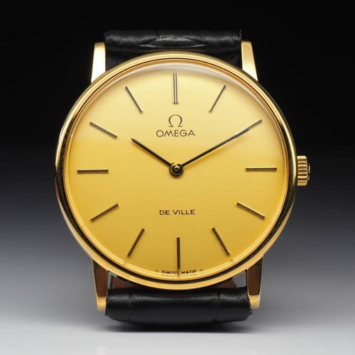 Omega De Ville Or Manuel Automatique Montre Hommes Authentique de Travail - Photo 5 sur 9